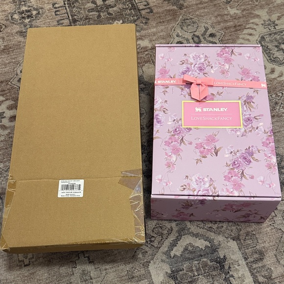 Stanley Floral Lavender Thermos with Pink Bag - Picture 2 of 6